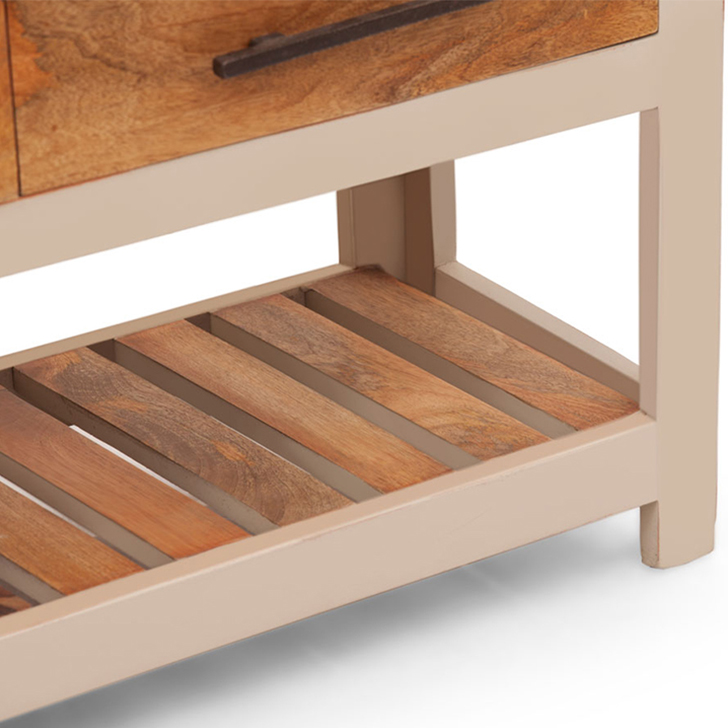 Crescent Chest Of Drawer (Cream)